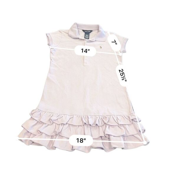 Ralph Lauren lavander Mesh Polo Dress size M - Picture 2 of 6